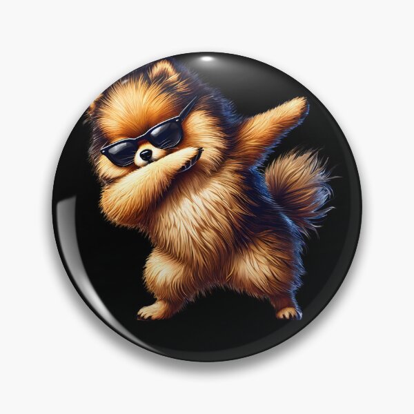 Item preview, Dabbing Pomeranian Dog Lover designed and sold by Kimberley King Art  King Art.