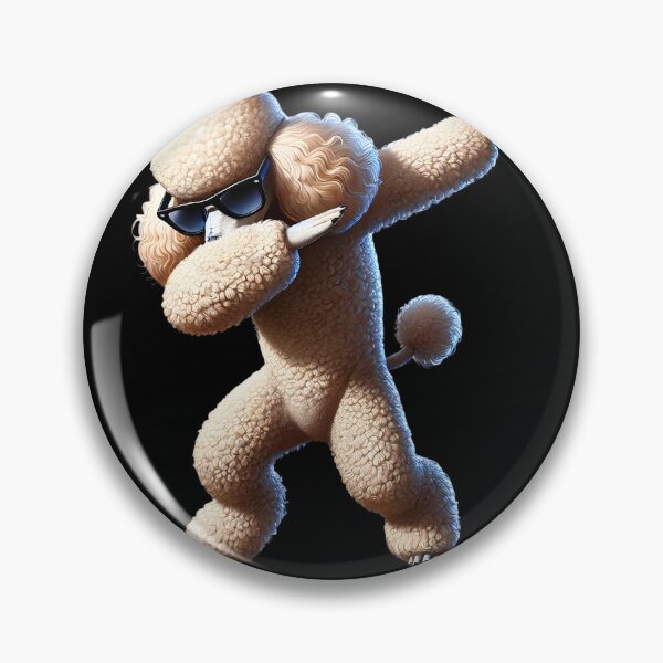 Item preview, Dabbing Poodle Dog Lover designed and sold by Kimberley King Art  King Art.