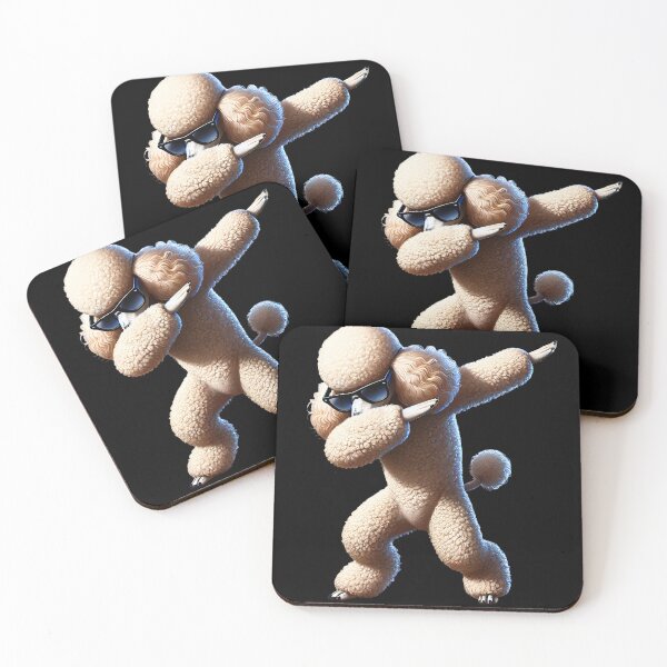 Item preview, Dabbing Poodle Dog Lover designed and sold by Kimberley King Art  King Art.