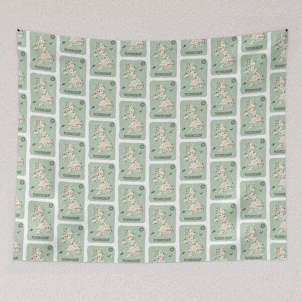 Item preview, Map of United Kingdom designed and sold by Those Pencil Shavings.