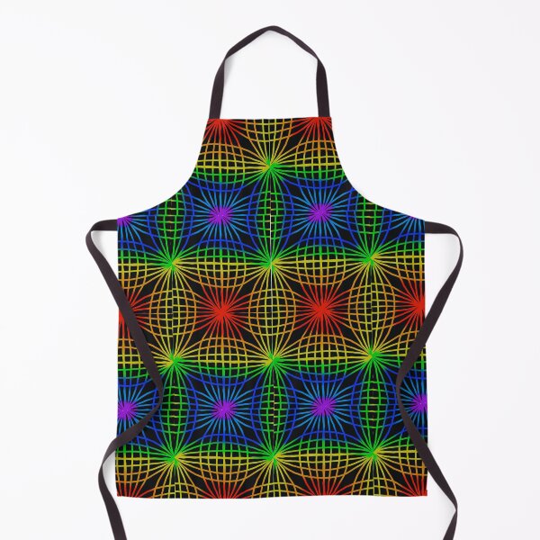 Item preview, Glowing Rainbow Geometric Grid Pattern designed and sold by KornDala88.