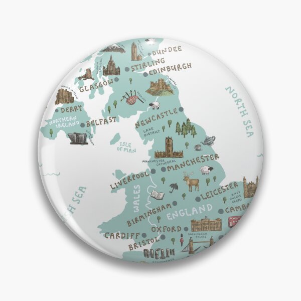 Item preview, Map of United Kingdom designed and sold by Those Pencil Shavings.