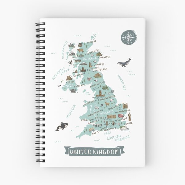 Item preview, Map of United Kingdom designed and sold by Those Pencil Shavings.