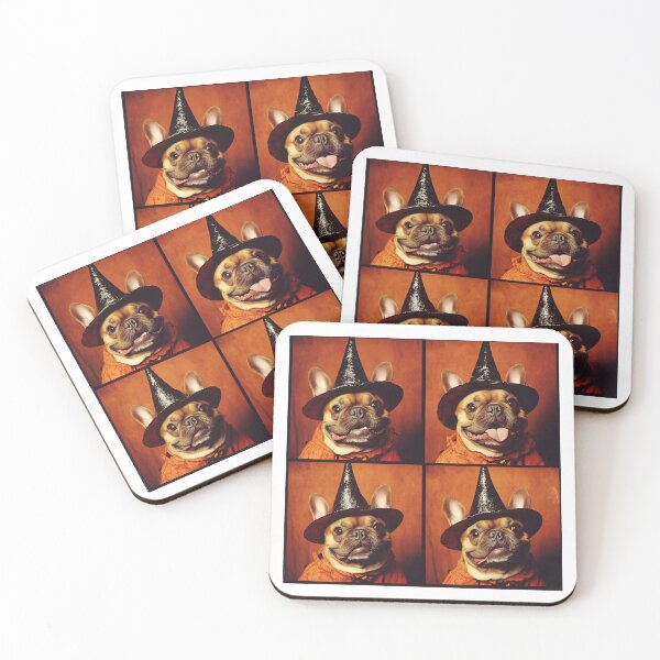 Item preview, Frenchie Witch Photobooth – Funny Bulldog Halloween Dog designed and sold by RockFireMerch.