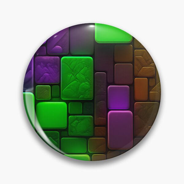 Item preview, Luminous Blocks designed and sold by Kaleidoscope Print.