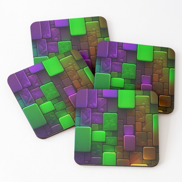 Item preview, Luminous Blocks designed and sold by Kaleidoscope Print.