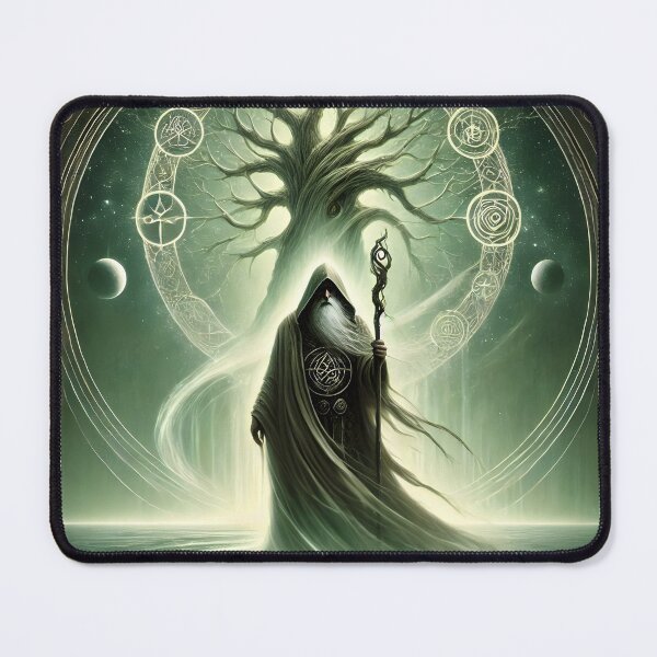 Item preview, "Odin and Yggdrasil – The World Tree of Norse Myth | Viking Art" designed and sold by Umbra666.