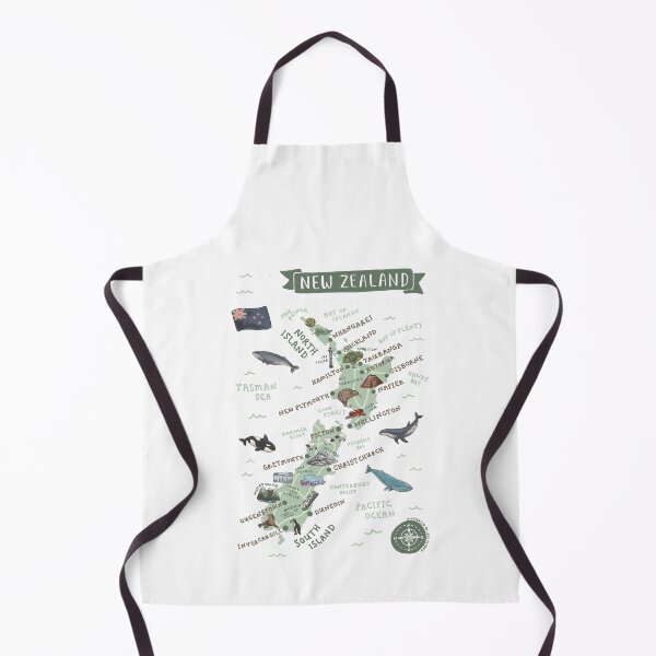 Item preview, Map of New Zealand designed and sold by Those Pencil Shavings.