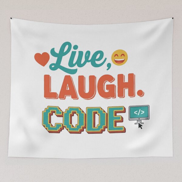 Item preview, Live Laugh Code designed and sold by Owcomm.