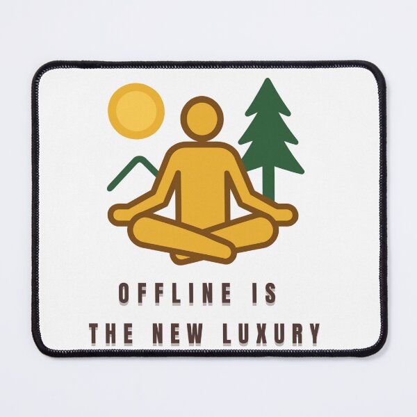Item preview, Offline Is the New Luxury – Minimalist Nature Design designed and sold by GrimlineStudio.