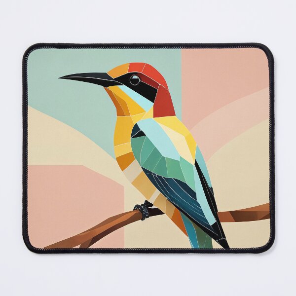 Item preview, Abstract Avian: A Geometric Bee-Eater designed and sold by Lizetteh.