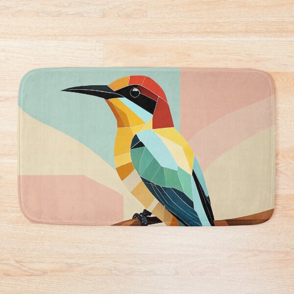 Item preview, Abstract Avian: A Geometric Bee-Eater designed and sold by Lizetteh.