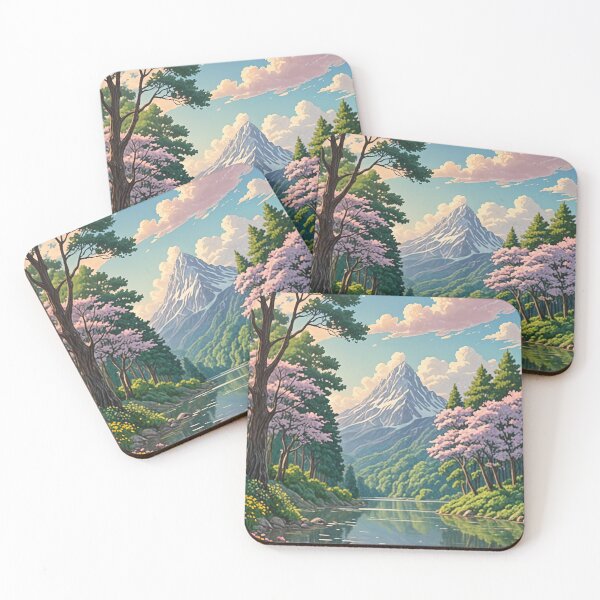 Item preview, Serene Mountain Lake designed and sold by Lizetteh.