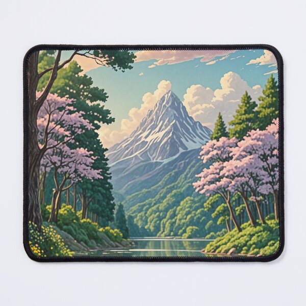 Item preview, Serene Mountain Lake designed and sold by Lizetteh.