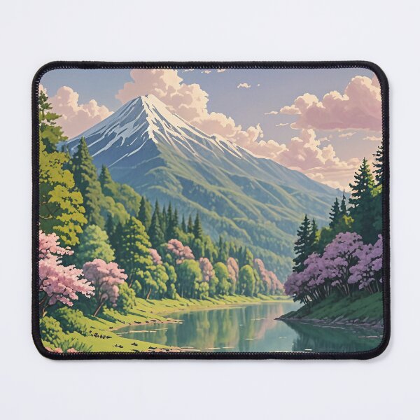 Item preview, Springtime Mountain Reflection designed and sold by Lizetteh.