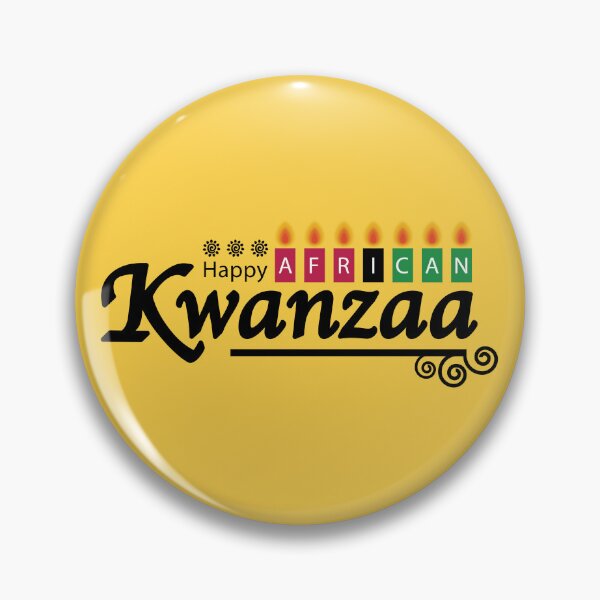 Item preview, Happy Kwanzaa with glowing candles in traditional colors. designed and sold by CHANCHANAI.