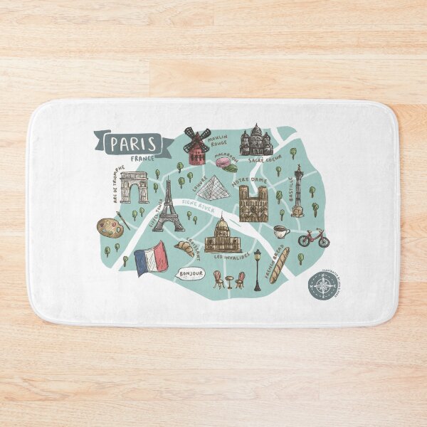 Item preview, Map of Paris designed and sold by Those Pencil Shavings.