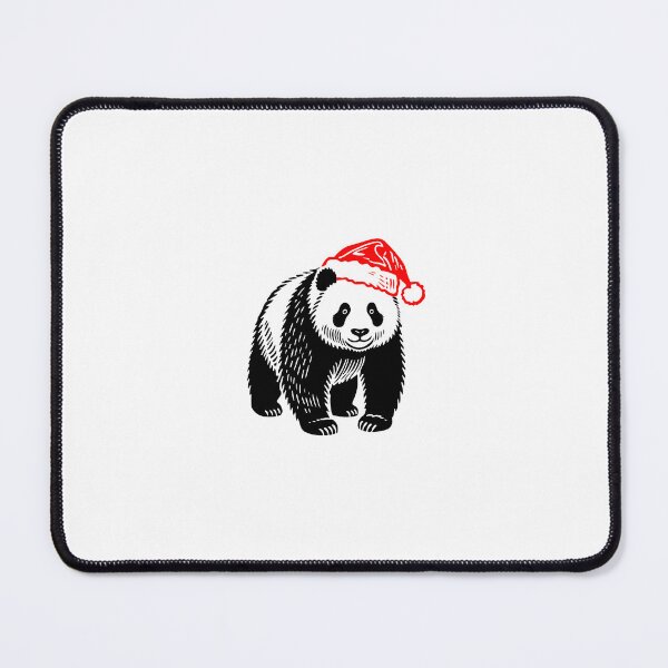 Item preview, Panda wearing a Santa hat designed and sold by JollyCritters.