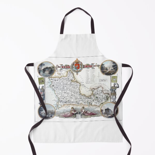 Item preview, Reprint of a vintage Berkshire, UK, Map designed and sold by JonDelorme.