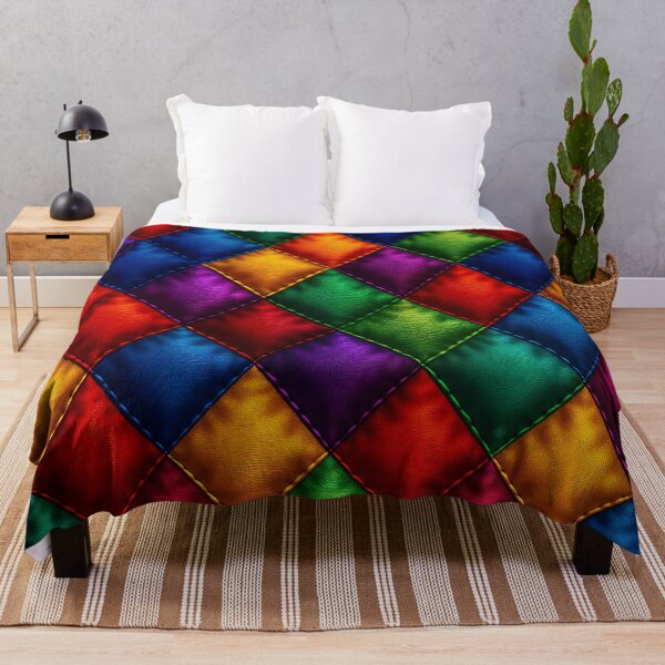 Item preview, Rainbow Quilt designed and sold by Kaleidoscope Print.