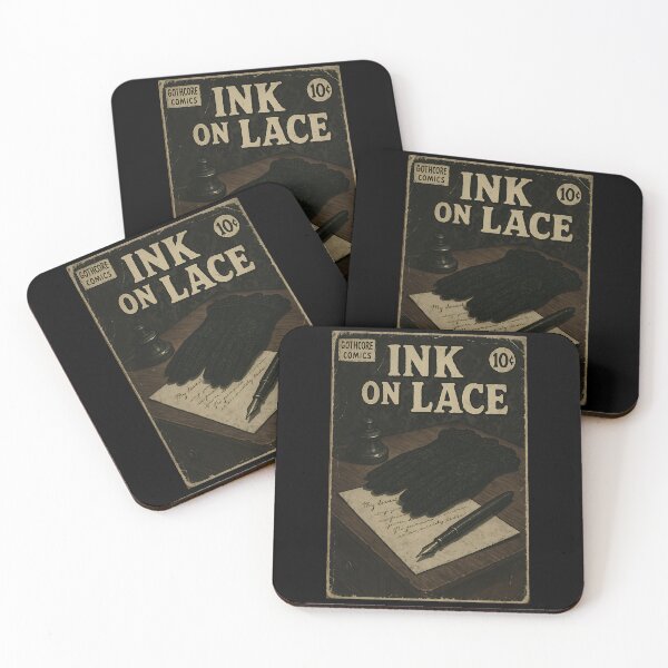 Item preview, Victorian Gothic: Ink on lace designed and sold by bapupa.