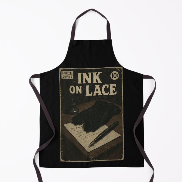 Item preview, Victorian Gothic: Ink on lace designed and sold by bapupa.