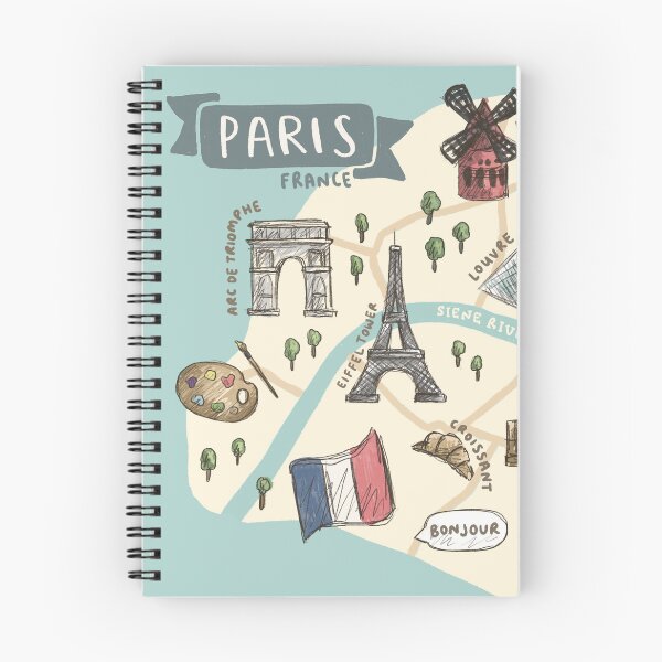Item preview, Map of Paris designed and sold by Those Pencil Shavings.