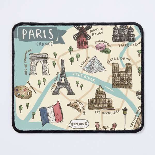 Item preview, Mapa de parís designed and sold by Those Pencil Shavings.