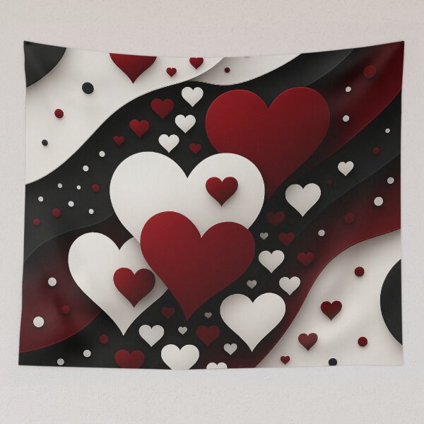 Item preview, Flowing Hearts designed and sold by Kaleidoscope Print.