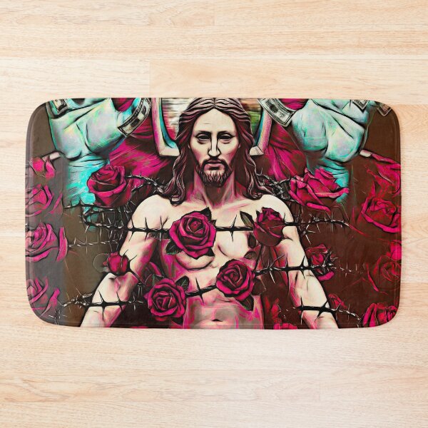 Item preview, Christ Among Thorns and Roses – Contemporary Surreal Art designed and sold by ismo1530.