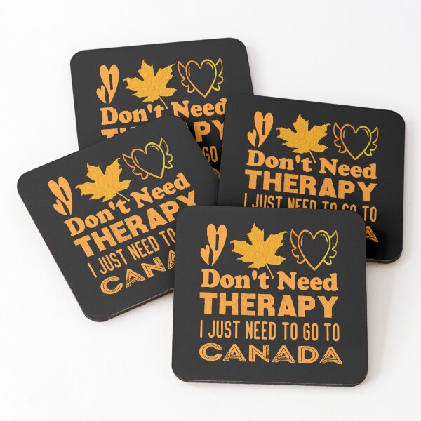 Item preview, Funny Canada Travel Quote Shirt – I Don’t Need Therapy I Just Need to Go to Canada Gift designed and sold by Morgen Design Studio.