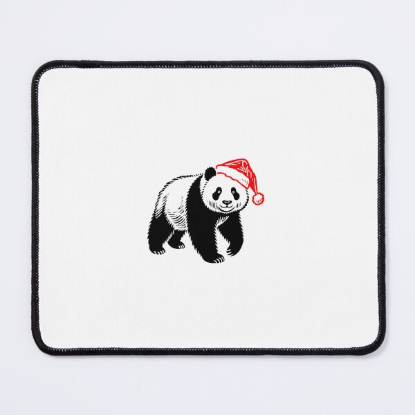 Item preview, Panda wearing a Santa hat designed and sold by JollyCritters.