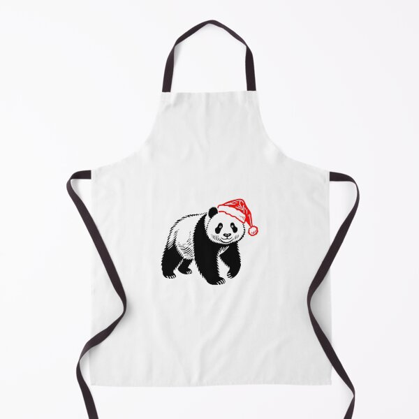 Item preview, Panda wearing a Santa hat designed and sold by JollyCritters.