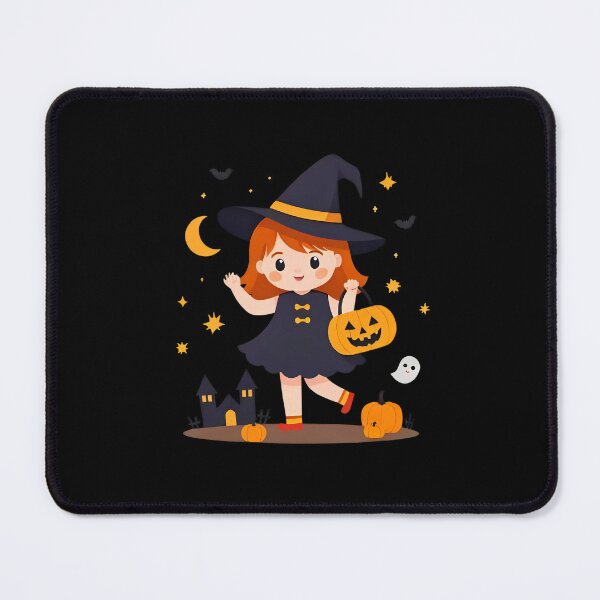 Item preview, Witch Halloween Kawaii Cartoon Character – Adorable Spooky Chibi Illustration designed and sold by Whisky1111.