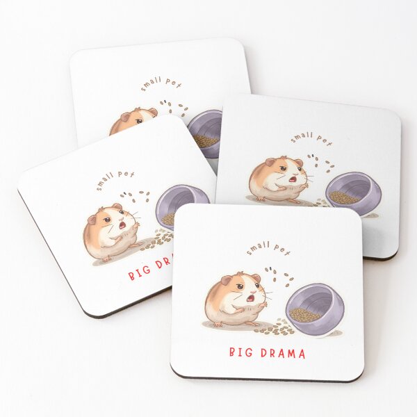 Item preview, Small Pet, Big Drama – Cute Hamster Cartoon Design designed and sold by AlphaPet.