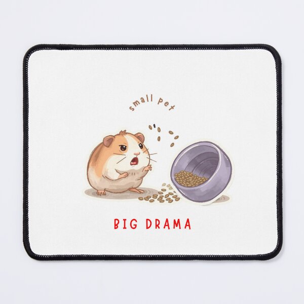 Item preview, Small Pet, Big Drama – Cute Hamster Cartoon Design designed and sold by AlphaPet.