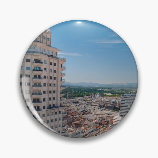 Item preview, Madrid's Iconic Skyline: Edificio España on a Summer's Day designed and sold by Clavivs.