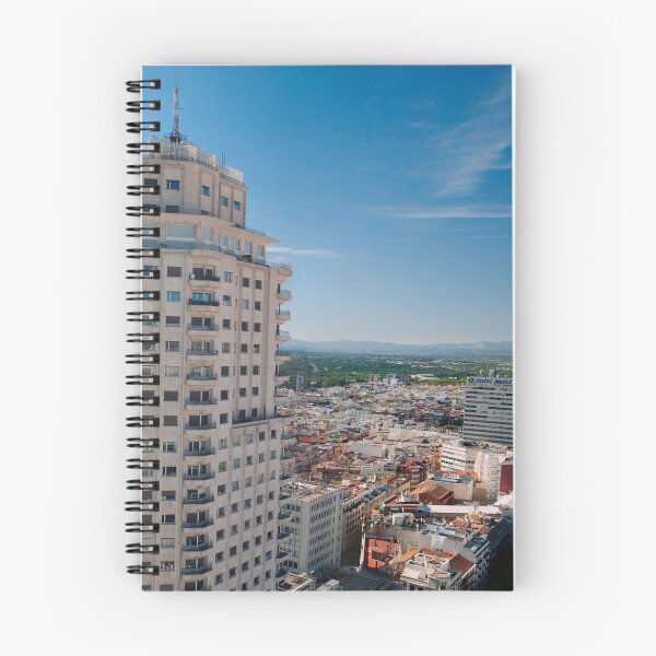 Item preview, El icónico skyline de Madrid: el Edificio España en un día de verano designed and sold by Clavivs.