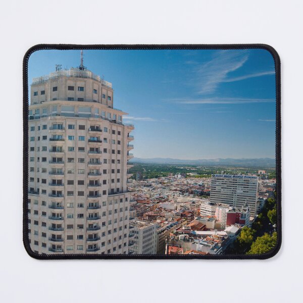 Item preview, Madrid's Iconic Skyline: Edificio España on a Summer's Day designed and sold by Clavivs.