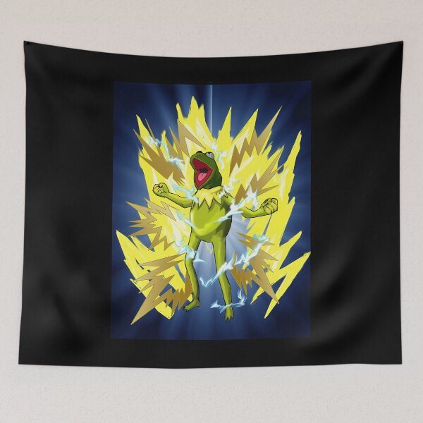Item preview, Super Saiyan Kermit designed and sold by DomenicoGutmann.