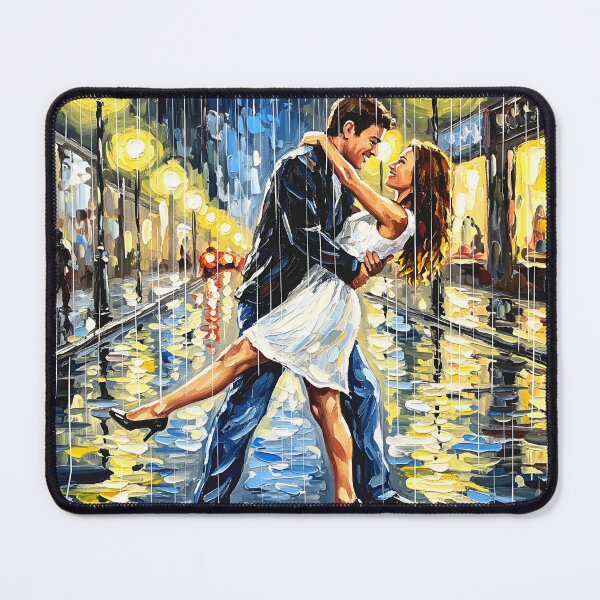 Item preview, Dancing in the rain, two lovers dancing freely without caring designed and sold by jotcar.