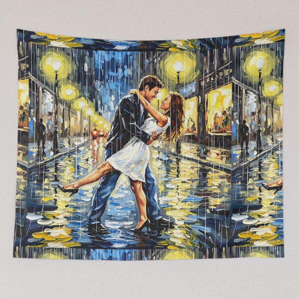 Item preview, Dancing in the rain, two lovers dancing freely without caring designed and sold by jotcar.