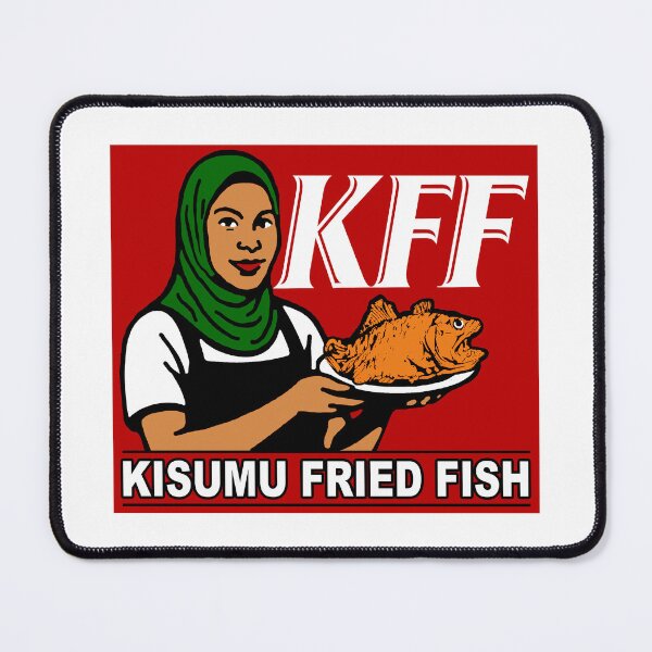 Item preview, KFF; Kisumu Fried Fish; Kenya; designed and sold by StickerApe.
