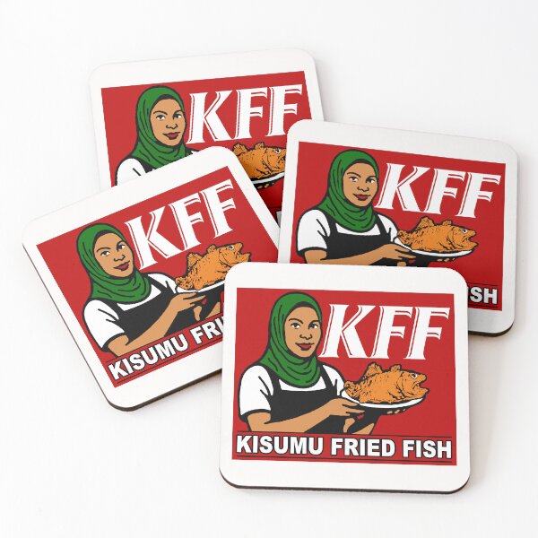 Item preview, KFF; Kisumu Fried Fish; Kenya; designed and sold by StickerApe.
