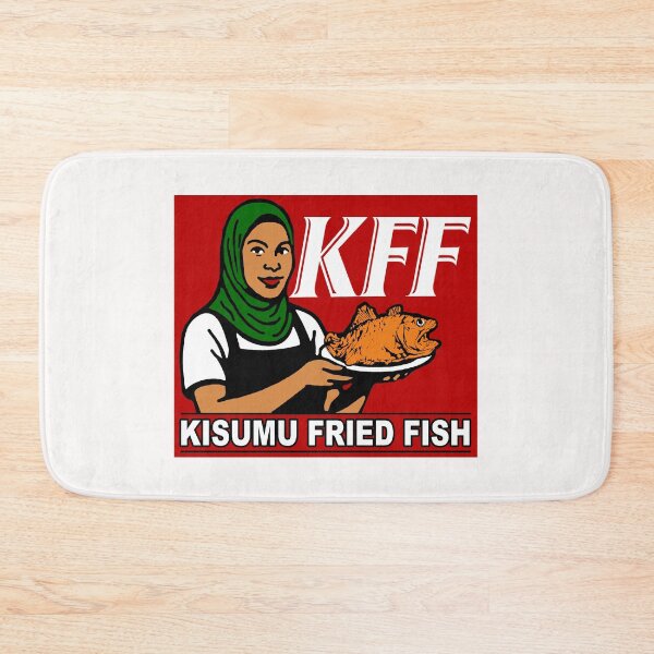 Item preview, KFF; Kisumu Fried Fish; Kenya; designed and sold by StickerApe.
