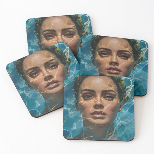 Item preview, Fluid Dreams - Contemporary Underwater Art designed and sold by CanvasCarousel.