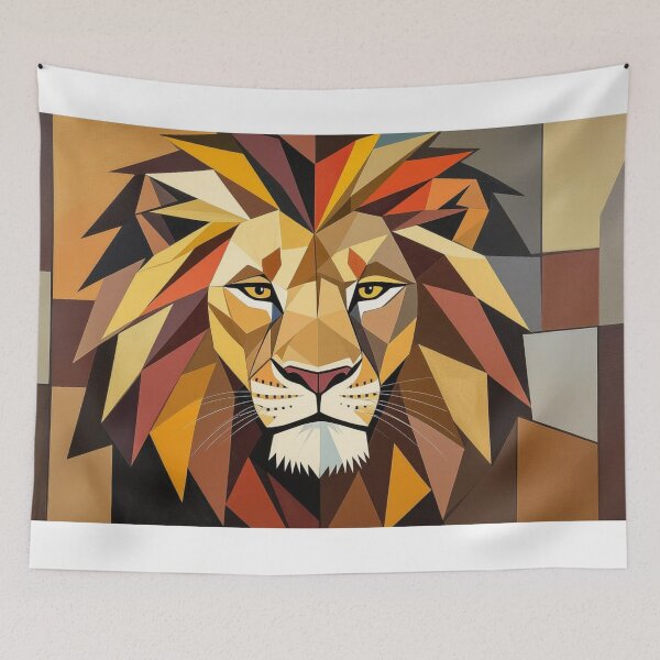 Item preview, The Cubist Lion designed and sold by xArchGoDx.