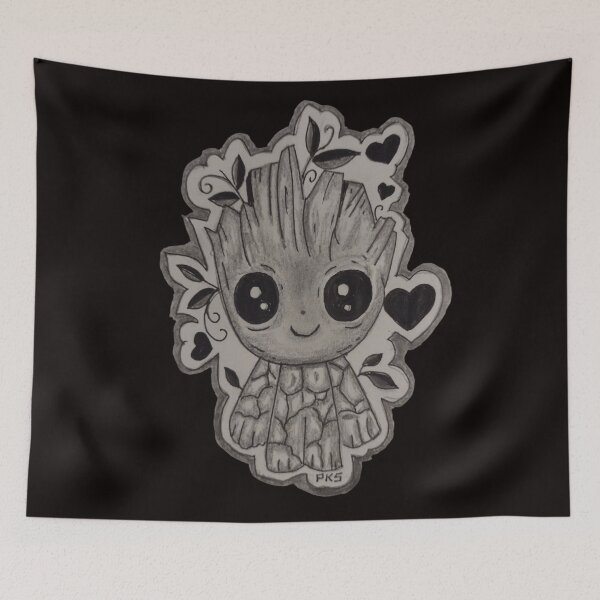 Item preview, baby grut drawing  designed and sold by pksart1.