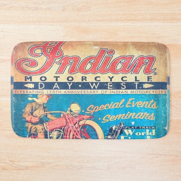 Item preview, Old India* Motorcycles Poster designed and sold by JonDelorme.