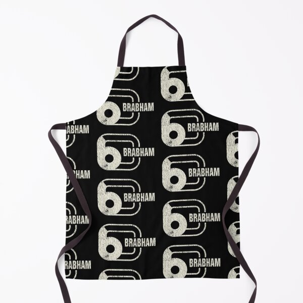Item preview, Brabham Racing Team logo - early 1970s - aged white designed and sold by retropetrol.